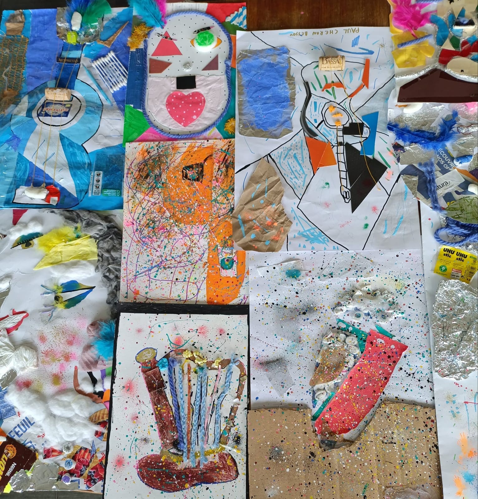 Illustration for the article : Eco-School and art project in 6e